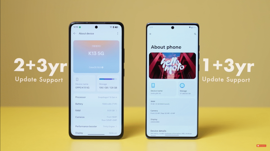moto g96 vs OPPO K13