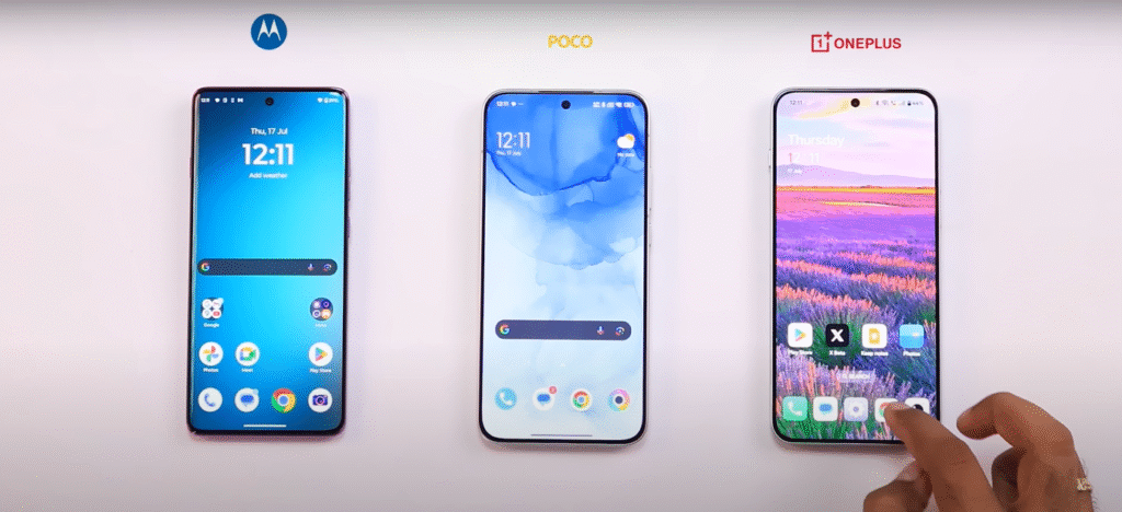 POCO F7 vs. Nord 5 vs. Moto Edge 60 Pro