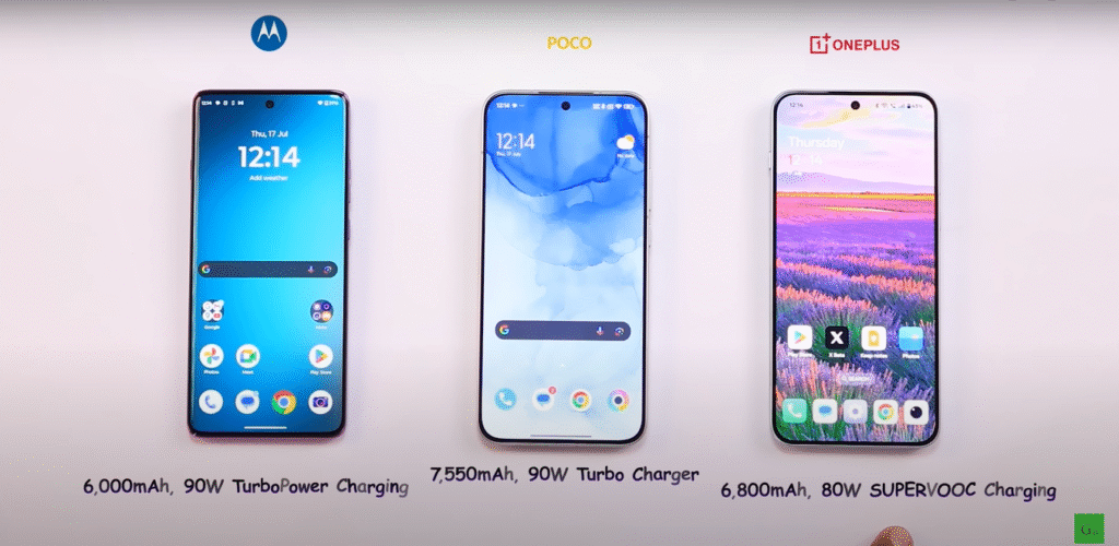 POCO F7 vs. Nord 5 vs. Moto Edge 60 Pro