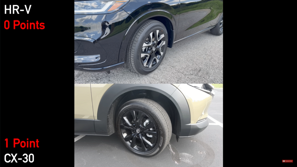 2026 Honda HR-V vs. 2025 Mazda CX-30