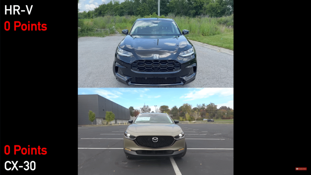 2026 Honda HR-V vs. 2025 Mazda CX-30