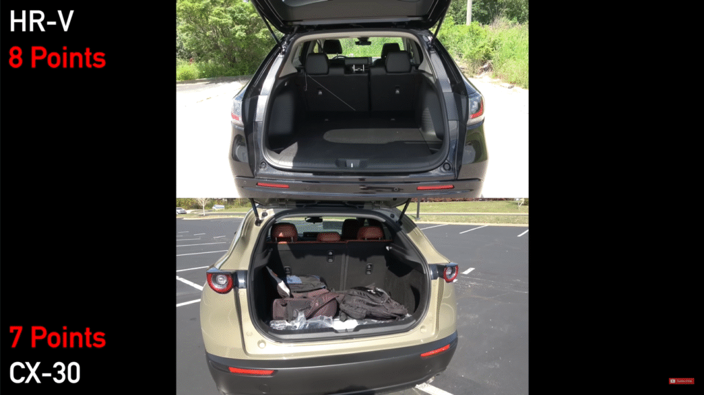 2026 Honda HR-V vs. 2025 Mazda CX-30