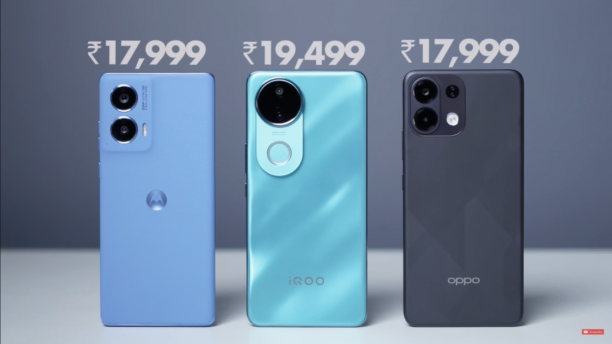 iQOO Z10R vs moto g96 vs OPPO K13