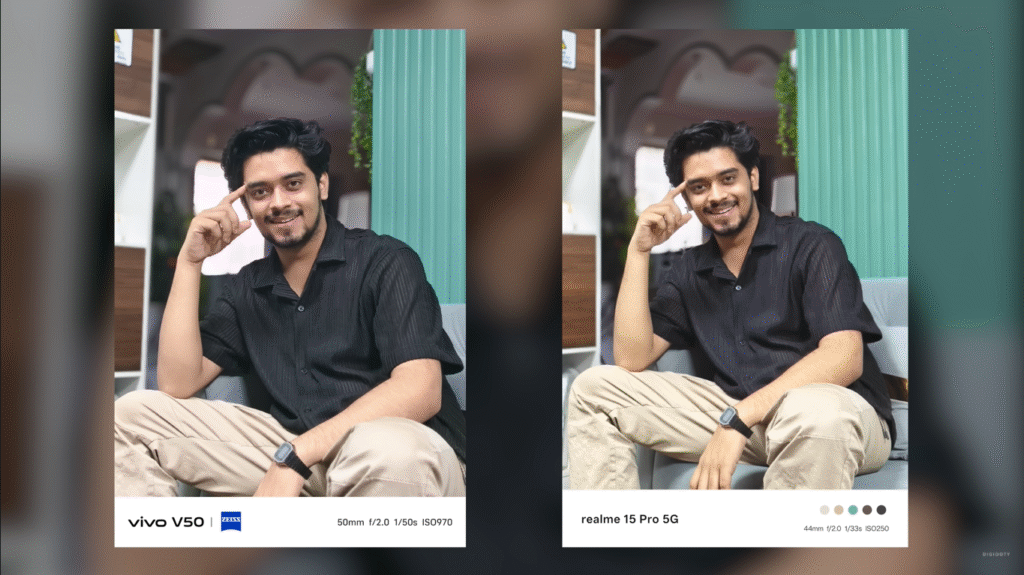 Realme 15 Pro vs Vivo V50