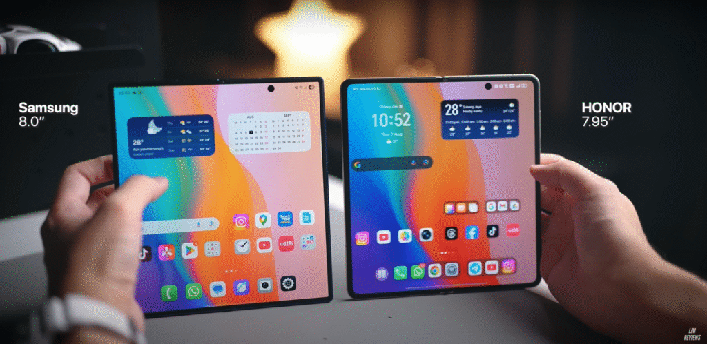 HONOR Magic V5 vs Galaxy Z Fold 7