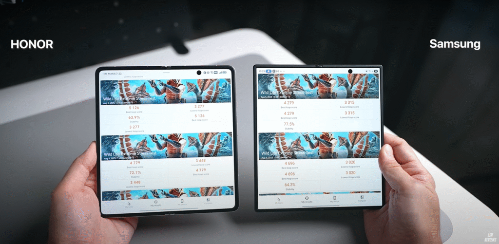 HONOR Magic V5 vs Galaxy Z Fold 7