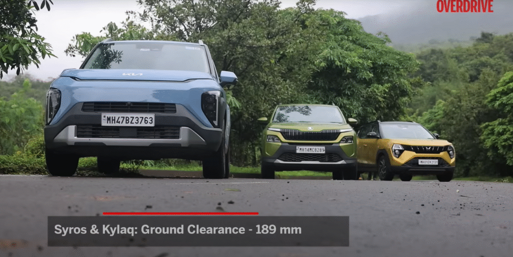 Kia Syros vs Skoda Kylaq vs Mahindra 3XO