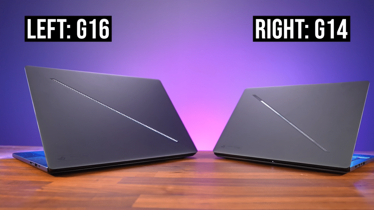 ASUS Zephyrus G14 vs G16