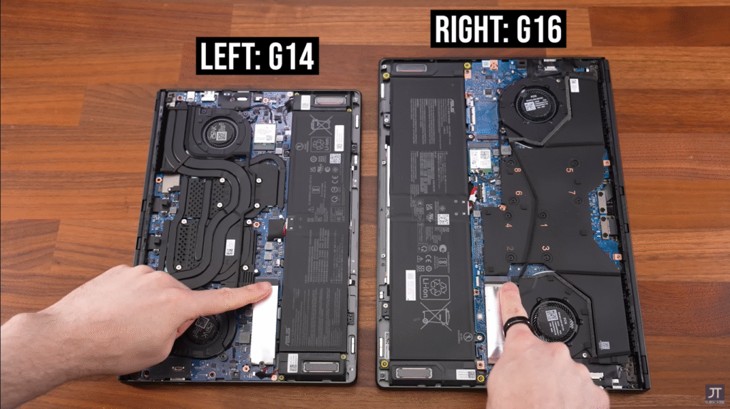 ASUS Zephyrus G14 vs G16