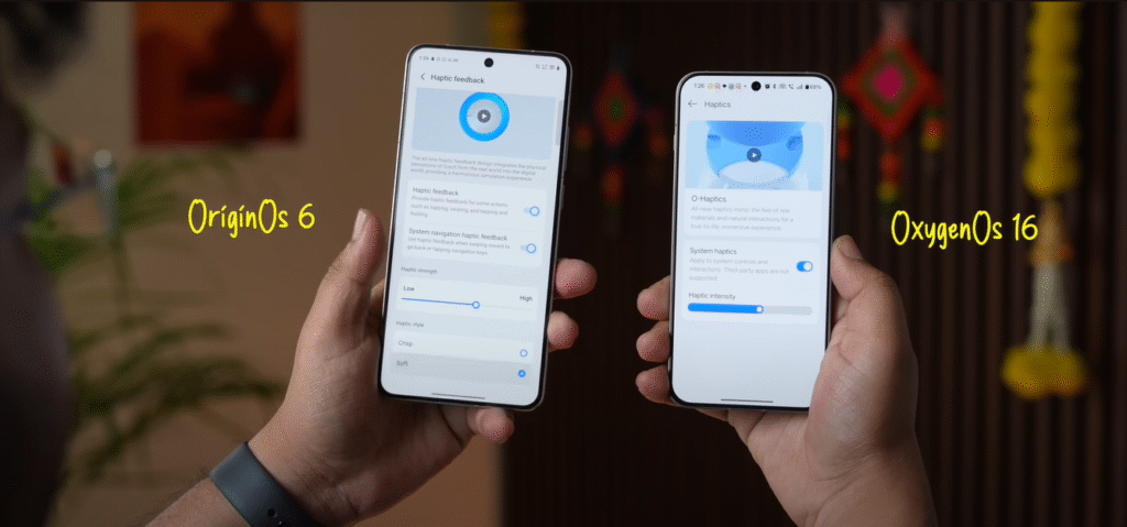 OxygenOS 16 Vs OriginOS 6