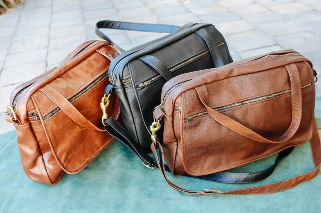 The Real McCaul Kangaroo Leather Satchel