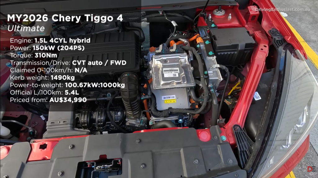 Chery Tiggo 4 Hybrid