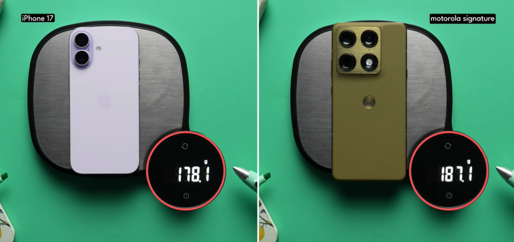 Motorola Signature vs iPhone 17