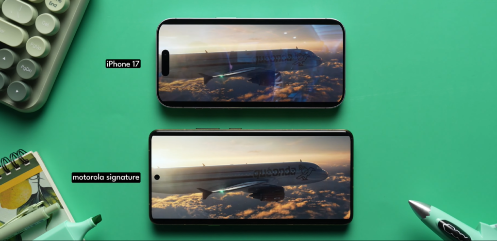 Motorola Signature vs iPhone 17