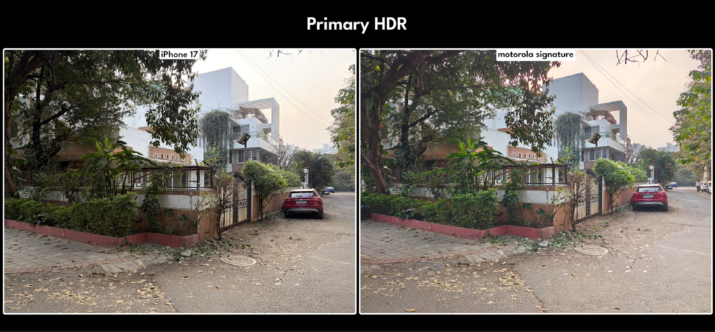 Motorola Signature vs iPhone 17