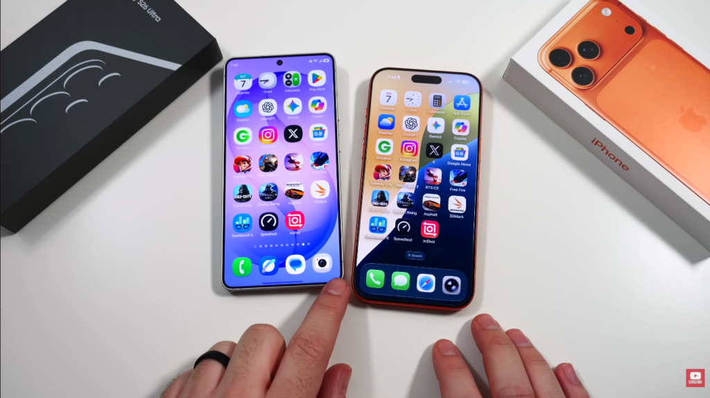 Galaxy S26 Ultra vs iPhone 17 Pro Max